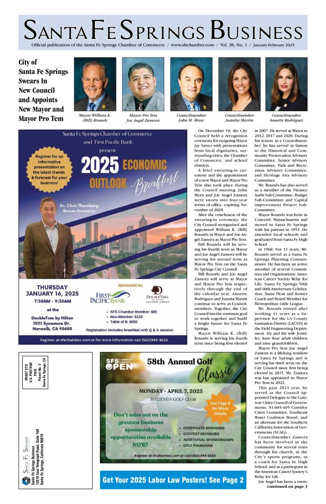 thumbnail of January-February-2025-Santa-Fe-Springs-Chamber-Newspaper