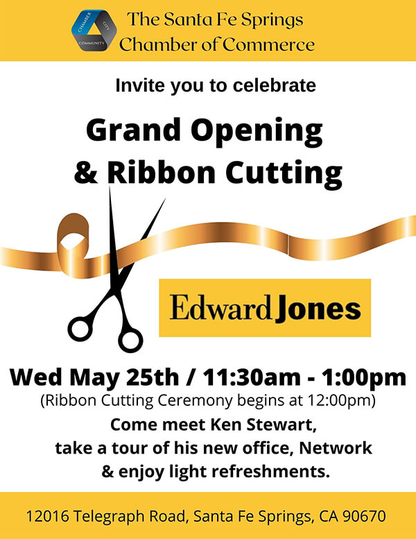 Grand Opening & Ribbon Cutting Edward Jones